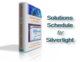 Solutions Schedule Silverlight XAML C# VB .NET Gantt Resource Scheduling for modern Visual Studio applications