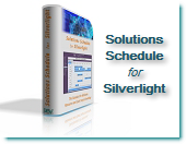 Solutions Schedule Silverlight XAML C# VB .NET Gantt Resource Scheduling for modern Visual Studio applications