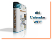 WPF Mobile .NET multi Calendar component software