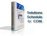 Solutions Schedule for COM - Gantt style drag and drop resource scheduling
