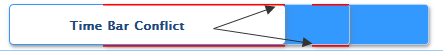 DBI Scheduler for WPF - Time Bar Conflicts