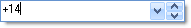 ctDEdit numeric value input