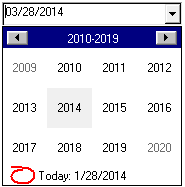 ctxDropDate Year - 64 bit unicode activex drop down calendar date selection contol