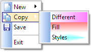 ctxDropMenu - 64 Bit Unicode ActiveX - Drop down Pop Up Multi level menu control