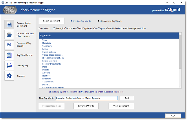 Doc-Tags Automatic Document Description Tagging - by DBI Technologies Inc.