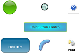 Studio Controls .NET Core - dbicButton Control