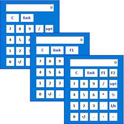 Studio Controls .NET Core - dbicCalculator Custom Function Keys