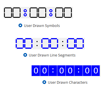 dbicDigit - Studio Controls .NET Core - Numeric Digital Displays, Instrumentation...
