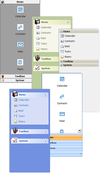 dbicExplorerBar - Studio Controls .NET Core - Systems Navigation and Data Presentation