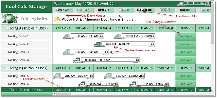 Solutions Schedule .NET Enterprise - UserDrawn Features