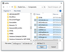 ctxFile - 32 Bit / 64 Bit ActiveX Open / Save File Dialogue Control - Studio Controls, by DBi Technologies Inc.l