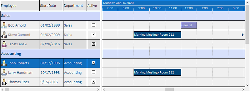 Solutions Schedule for COM - Gantt Style Drag and Drop scheduling and planning