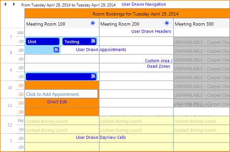 DBI Technologies - Calendar WPF - Day View, Month View, Week View