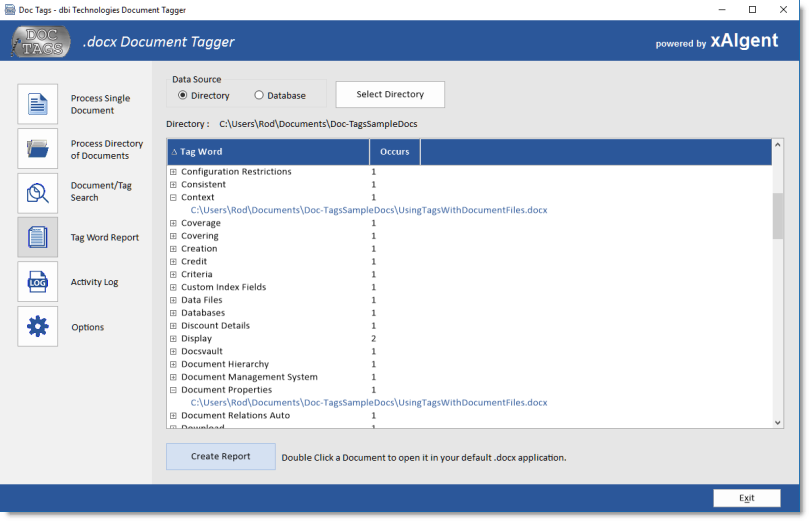 Doc-Tags  -  Directory Tag Search