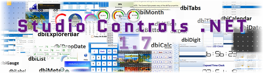 DBI Technologies inc - modern Windows scheduling and UI Design Controls for ActiveX  COM