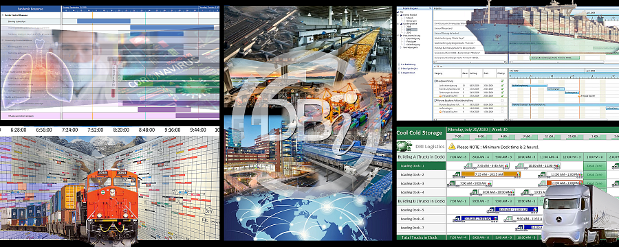 Solutions Schedule Silverlight by DBI Technologies Inc - Component Software for Gantt style Drag and Drop Enterprise Resource Planning Scheduling and Visualizing Enterprise Resource Data