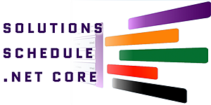 Solutions Schedule .NET Core - Enterprise, Corporate, Standard -Enterprpise  Resource Alloication