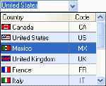 Studio Controls for COM - Grid built in drop down combo box