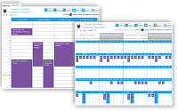 Calendar Silverlight - Month view Week view