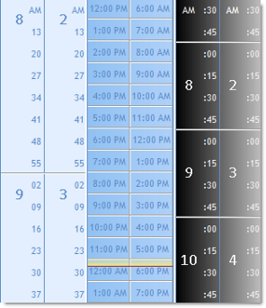 DBI Day View Time Types - Studio Controls .NET - DBI Technologies Inc.