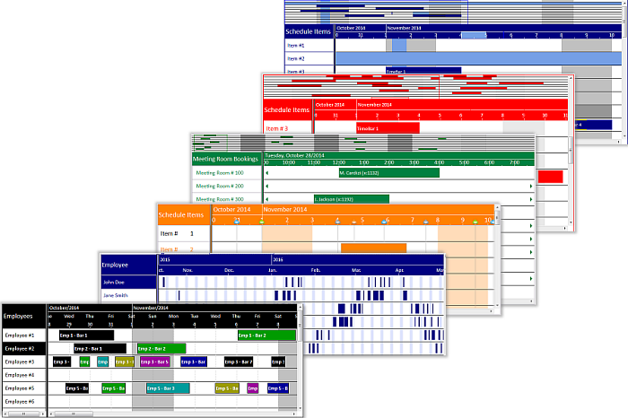 Ms Access Gantt Chart Control