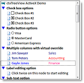 Studio Controls COM - ctxTree - Multi Column Data Presentation Tree View Control