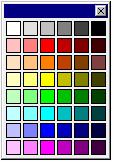 ctColorPicker - ActiveX COM color picker - color selection control by DBI Technologies Inc. - found in Studio Controls COM
