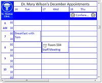 ctDayView - ActiveX  COM Multi Column Day View Resource Control - by DBI Technologies Inc. - found in Studio Controls COM