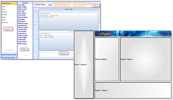ctPanel - ActiveX COM 4 Panel UI host control - by DBI Technologies Inc. - found in Studio Controls COM