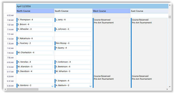 Multi Column Day View - ctxCalendar - Studio Controls COM