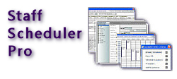 Staff Scheduler Pro - Commercial Multi Resource Planning and Scheduling Program with Free VB source code option - DBI Technologies Inc.