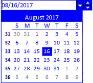 ctxDropDate - Studio Controls COM 64 - 17 - 64 bit ActiveX / COM Controls