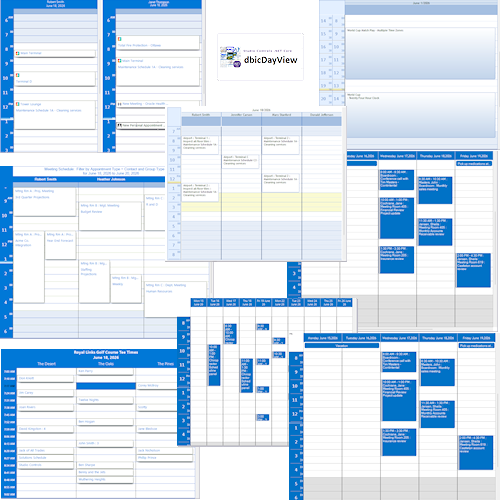 dbicDayView - Studio Controls .NET Core