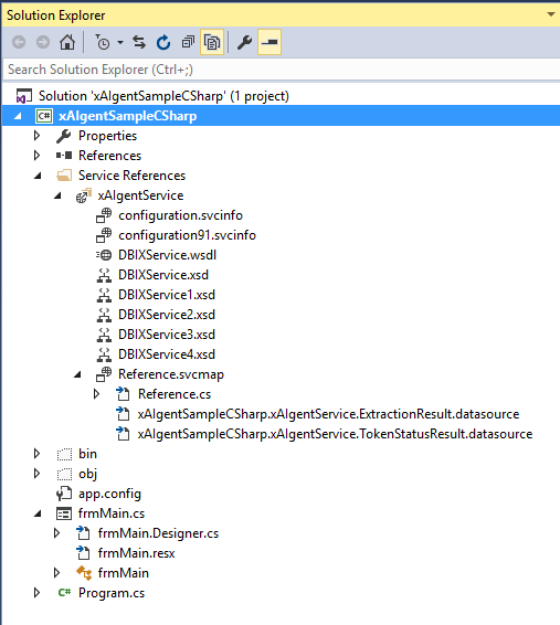 Evaluate xAIgent - IDE Solution Explorer xAIgent API Service Setup